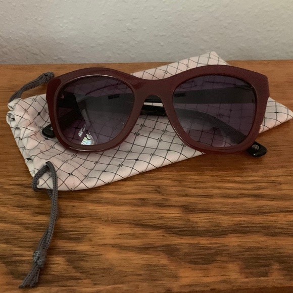 Anthropologie Accessories - Anthropologie Red and Black Sunlasses Anthropologie Accessories - Anthropologie Red and Black Sunlasses